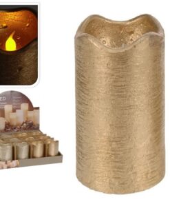 Led Candle Gold Matte