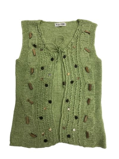Women's Open Front Crochet Vest