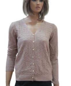 Cardigan With Pearl Buttons