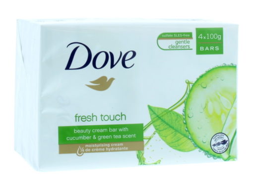 Dove Fresh Touch Beauty Cream Bar 4x100g