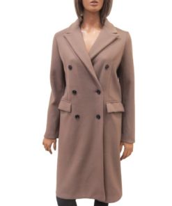 W-COLLECTION Double Breasted Long Coat