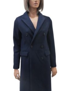 W-COLLECTION Double Breasted Long Coat