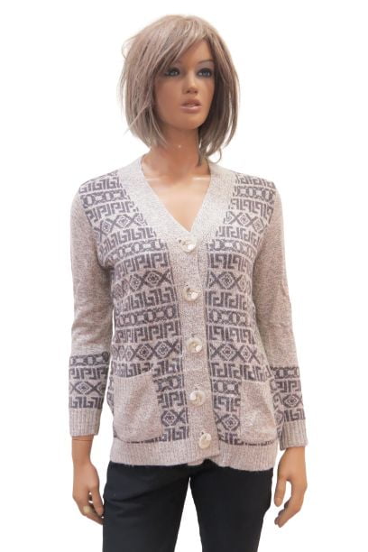 Buttoned Cardigan With Pockets