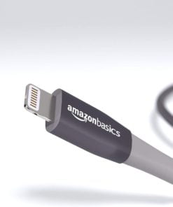 AmazonBasics Apple Certified Double Nylon Braided USB A Cable Dark grey 1