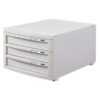 Contur cabinet 3 drawers Light grey