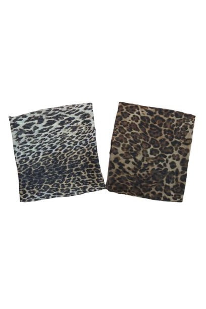 Silk Scarf Leopard Prints