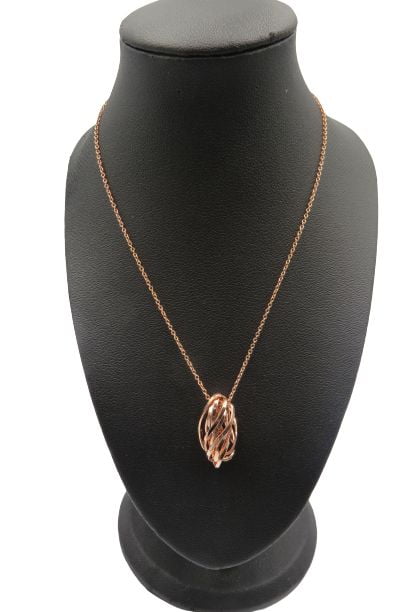 Women's Attractive Rose Gold Necklace
