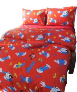 Disney Twin Duvet Cover Set - The Smurfs Small Character