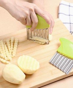 Stainless Steel Wavy Cutter Blade Tool For Potato Chips, Dough, Vegetables And Fruit
