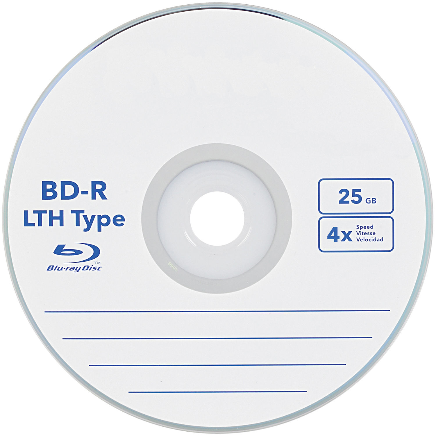 Memory Blu-Ray DVD with 25GB Storage Capacity and 4x Writing Capability