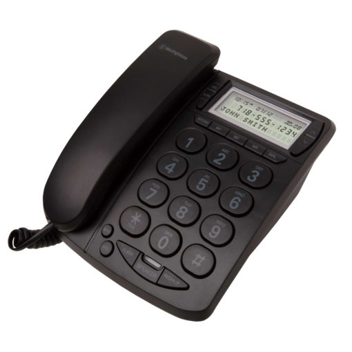 Westinghouse Trimline Corded Telephone - 215BK