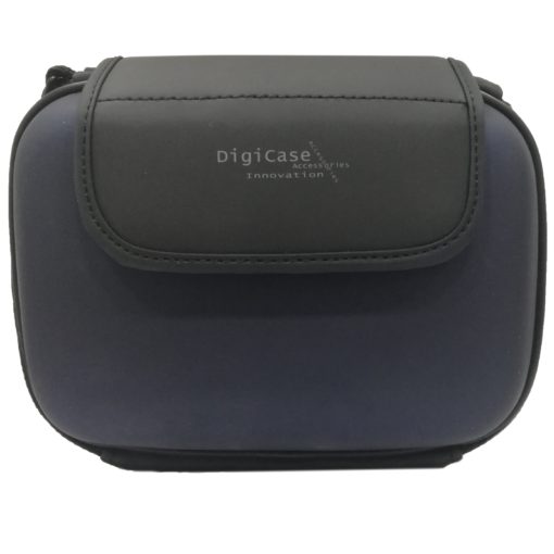 Digicase Basic Hard Carrying Case Great as Money Bag , Hard Disk, Cables and Earphones Blue Black – 7050