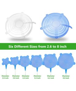 Silicone Bowl Covers For Various Sizes & Shapes of Containers (6)