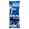 GILLETTE Blue II Disposable Razors (5 Pieces)