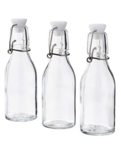 KORKEN 3 Pieces Bottle With Stopper Clear Glass 15 cl