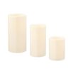 GODAFTON LED Block Candle in/out Set of 3