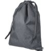 IKEA RENSARE Bag Check Pattern / Black 30x40 cm/8 l