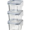 IKEA 365+ Food Container With Lid Square Glass 180 ml