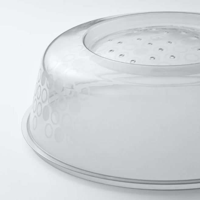 PRICKIG Microwave lid, gray, 10 - IKEA