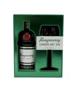 TANQUERAY London Dry Gin 75 CL + Glass