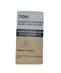NAMLIIEH Roasted Almond Dark Chocolate Bar