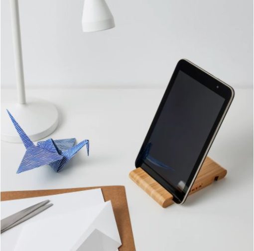 IKEA BERGENES Holder For Mobile Phone Tablet Bamboo