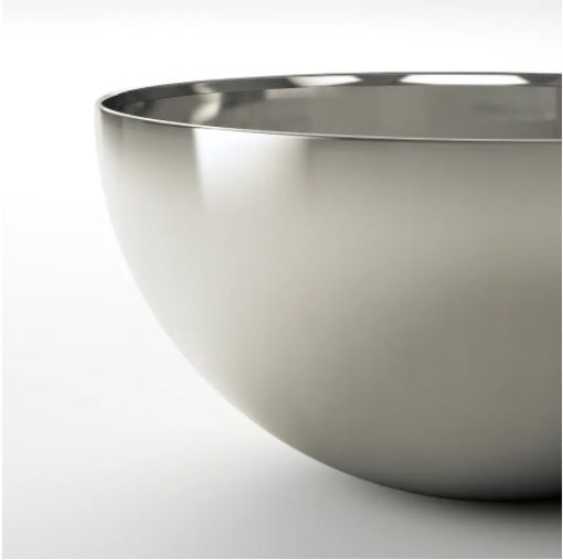 IKEA BLANDA BLANK Serving Bowl Stainless Steel 20 cm