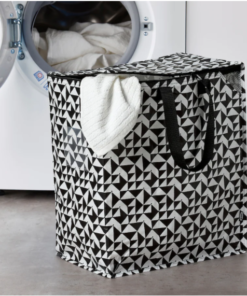 IKEA KNALLA Bag BlackWhite 40x25x47 cm47 l