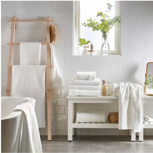 IKEA SALVIKEN Washcloth White 30x30 cm