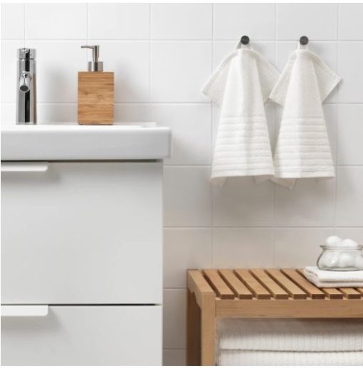IKEA VÅGSJÖN Washcloth White