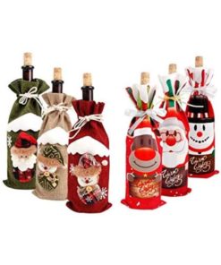 SKEIDO 6PCS Christmas Decorations For Home Santa