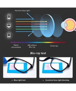 Anti Blue Light Glasses Square Eyeglasses Frame