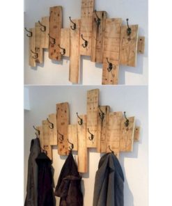 Coat Rack Wooden Pallet Size 60*50 cm