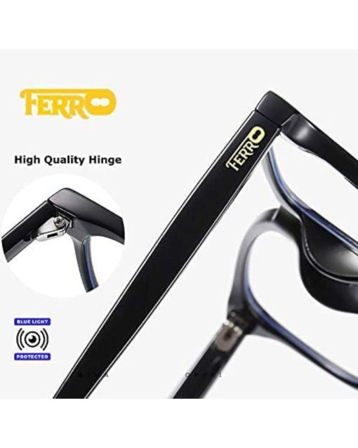 Ferro Computer Glasses Adults Blocks Harmful Blue Light UV Light from Digital Screens