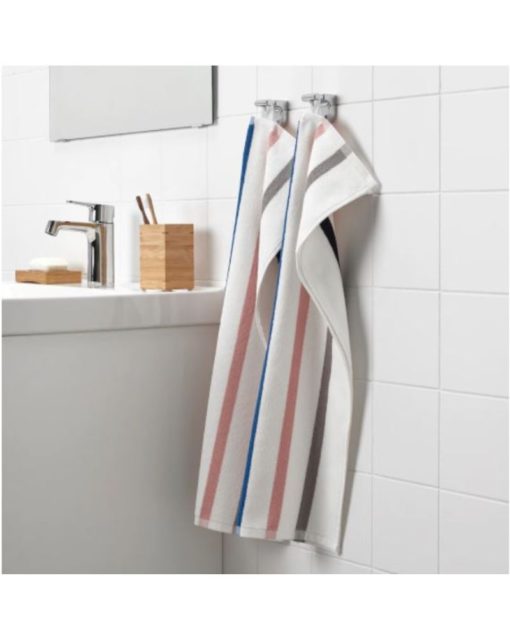 IKEA FOSKÅN Hand Towel White Multicolour 40x70 cm
