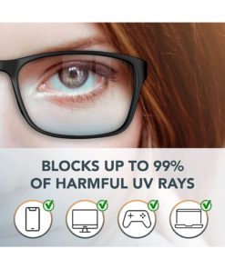 Stylish Blue Light Blocking Glasses Unisex Ease Computer And Digital Eye Strain