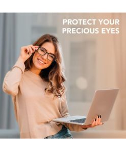 Stylish Blue Light Blocking Glasses Unisex Ease Computer And Digital Eye Strain