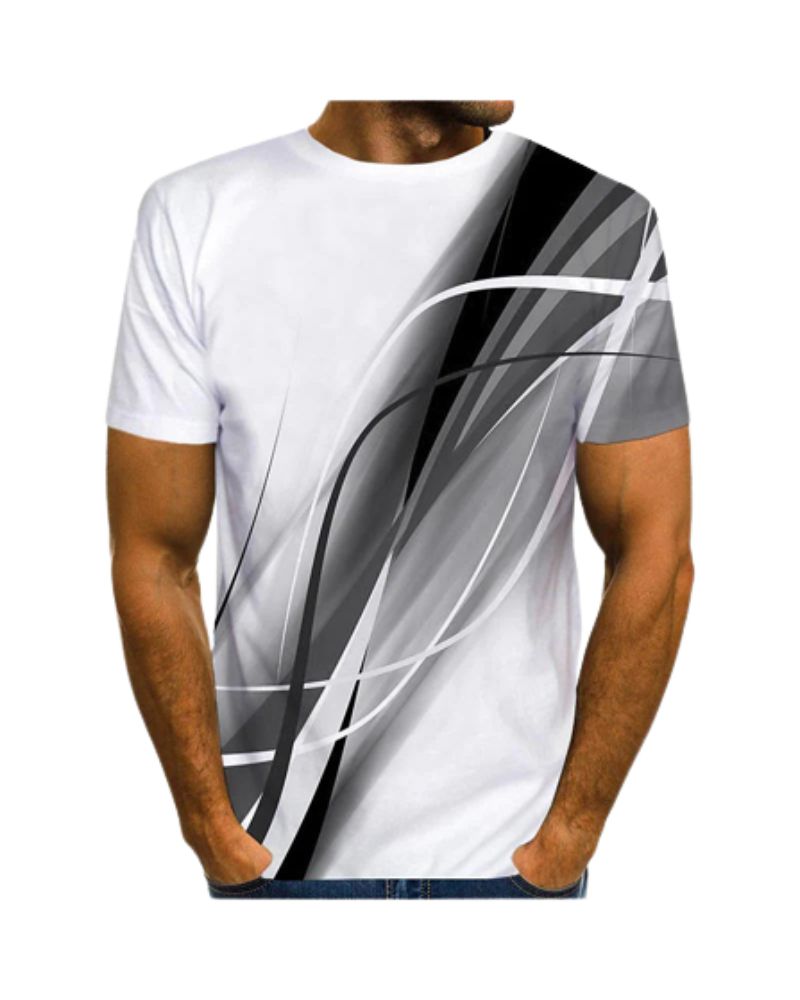 Men's T-shirt With 3D Print Graphic - Afandee Lebanon