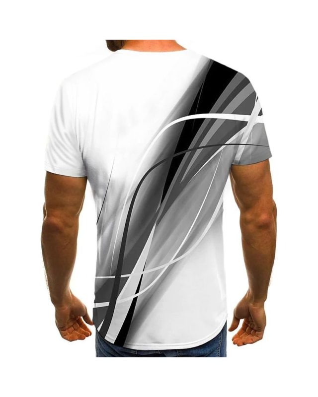 Mens T Shirt With 3d Print Graphic Afandee Lebanon