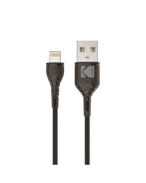 Kodak Iphone Cable Male To Male 8 Pin to USB Pure Copper Terminals 1.5M Black - C29