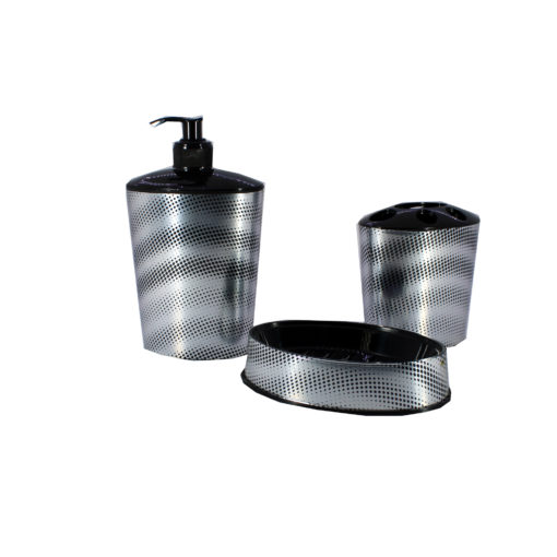 O-ZER 3 Pieces Metallic Shaded Bathroom Sink Set