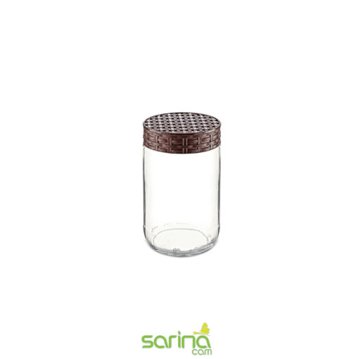 SARINA Straw Decorated Jar 660ML