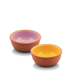 Viapot Round Oven Bowl, 10*4 Cm, (Inner Color Glazed), 4 Pcs Set, Shrink
