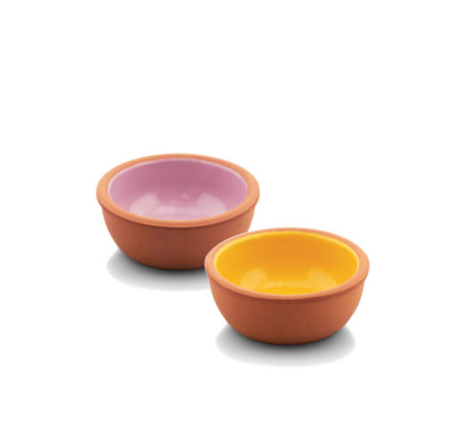 Viapot Round Oven Bowl, 10*4 Cm, (Inner Color Glazed), 4 Pcs Set, Shrink