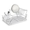 Teknotel Dish Drainer Two Tiers with Cutlery and Tray / Chrome