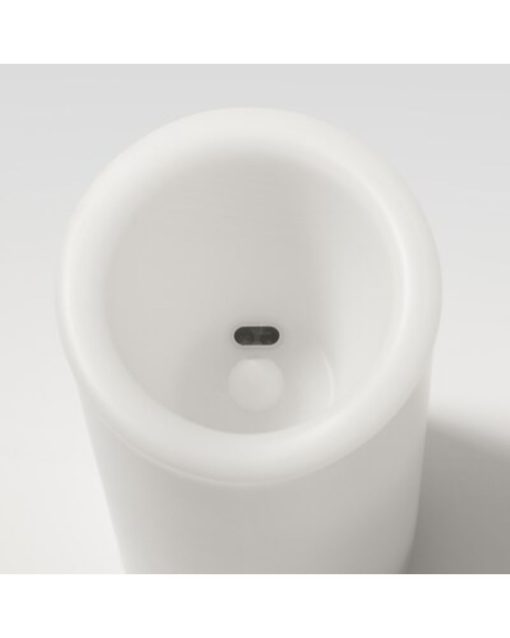 IKEA ÄDELLÖVTRÄD LED Block Candle Set Of 3 White/Indoor - Image 2