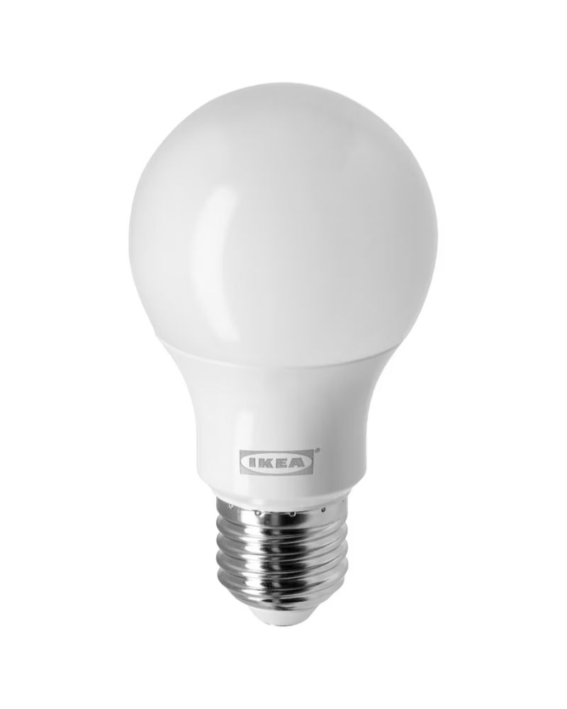 IKEA RYET LED Bulb E27 470 Lumen Globe Opal White - Afandee Lebanon