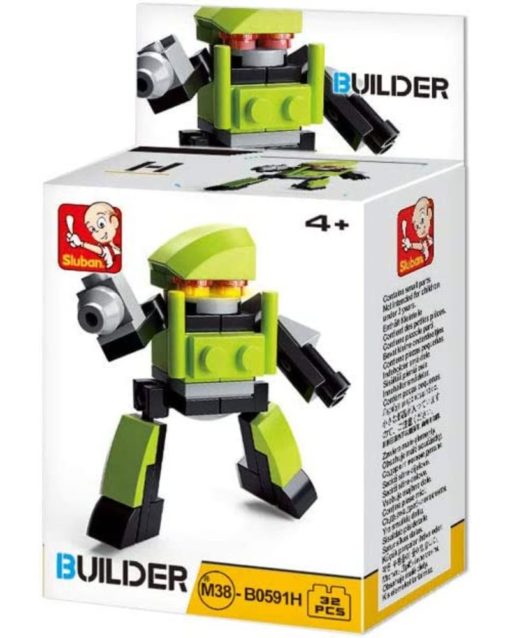 SLUBAN Robot 32 Pieces Construction Set