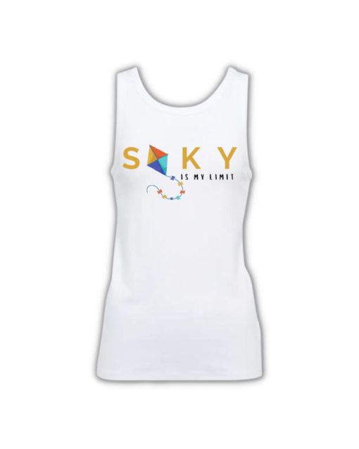 "Sky Is My Limit" Printed Women's Tank Top