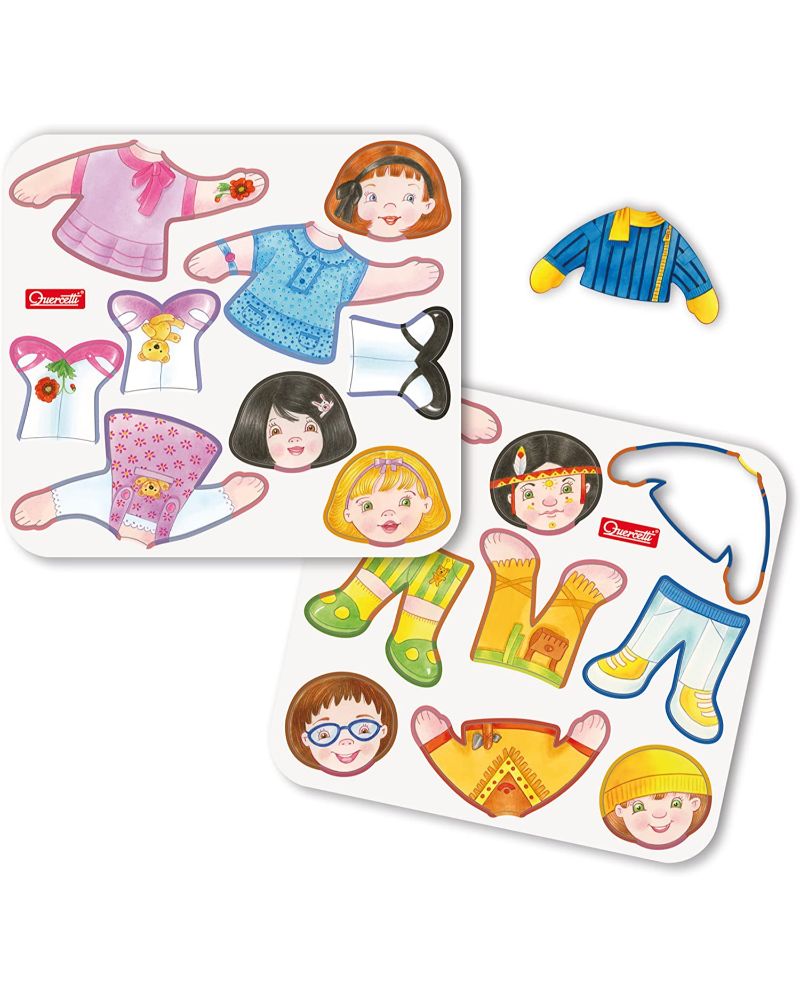 QUERCETTI Dressy Baby Basic Magnetic Dress-Up Puzzle - Afandee Lebanon